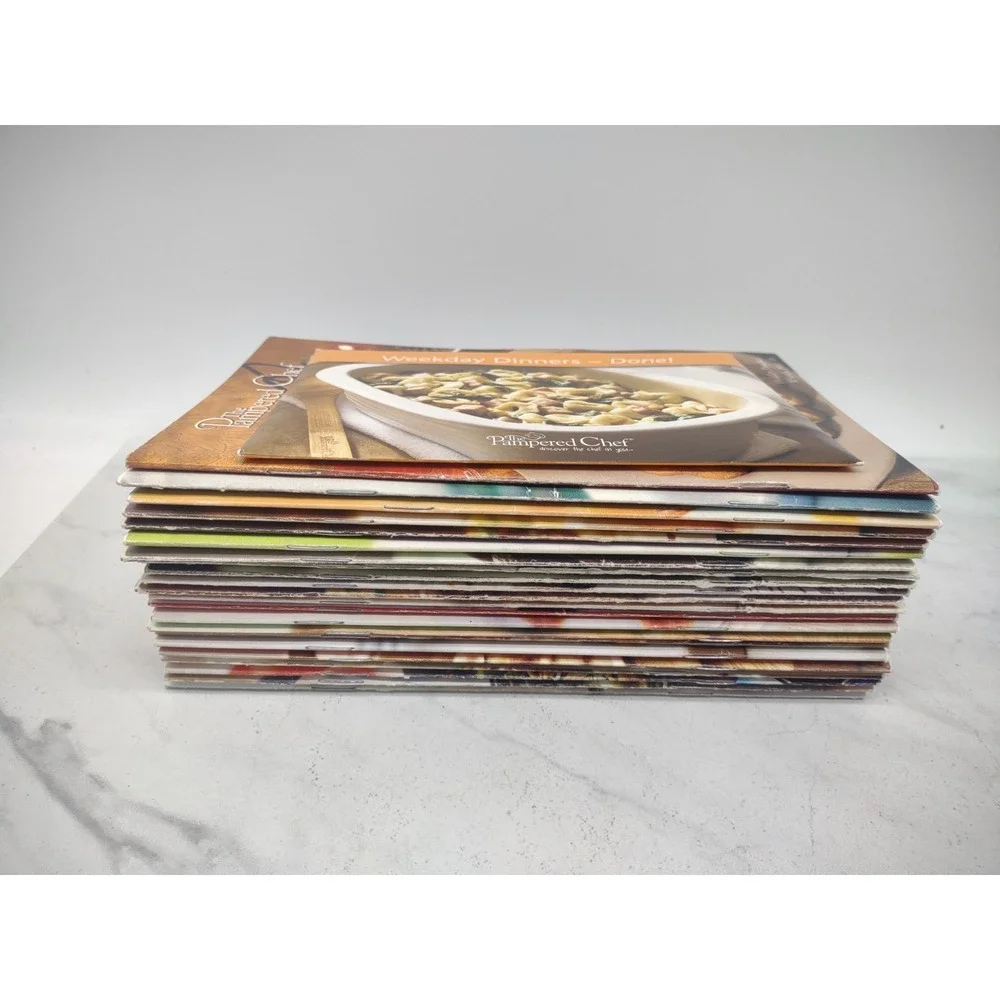 Pampered Chef Seasons Best Recipe Collections Cookbooks Lot of 22+ 1994 to 2019 - Picture 2 of 14